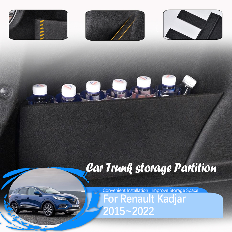 Bamboo Fiber Trunk - Car Trunk Storage Partition For Renault