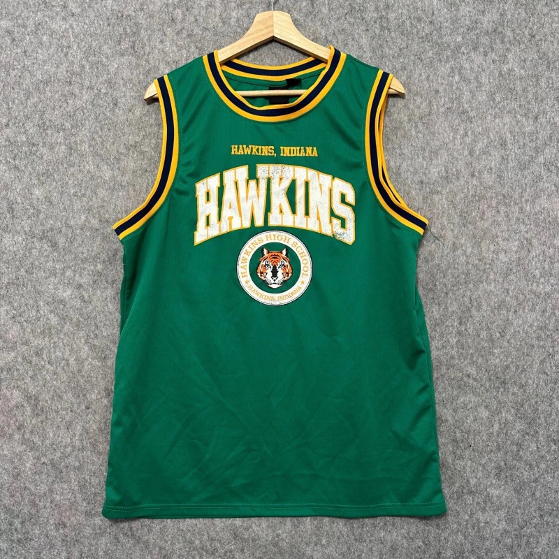 Sleeveless Undershirt - Hawkins Indiana High School Basketball Shirt