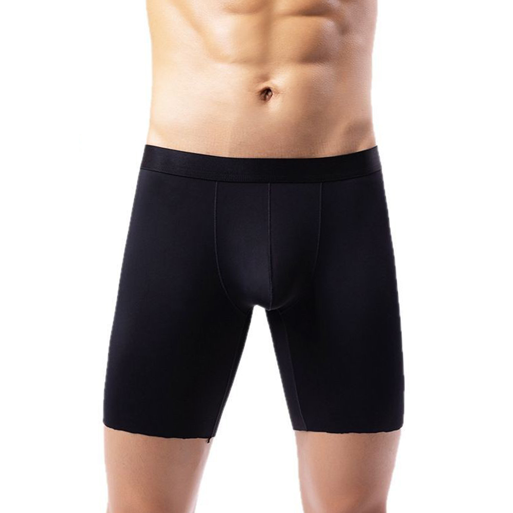 Men Ice Silk Long Leg Shorts B - Long Leg Trunk Men avis et prix