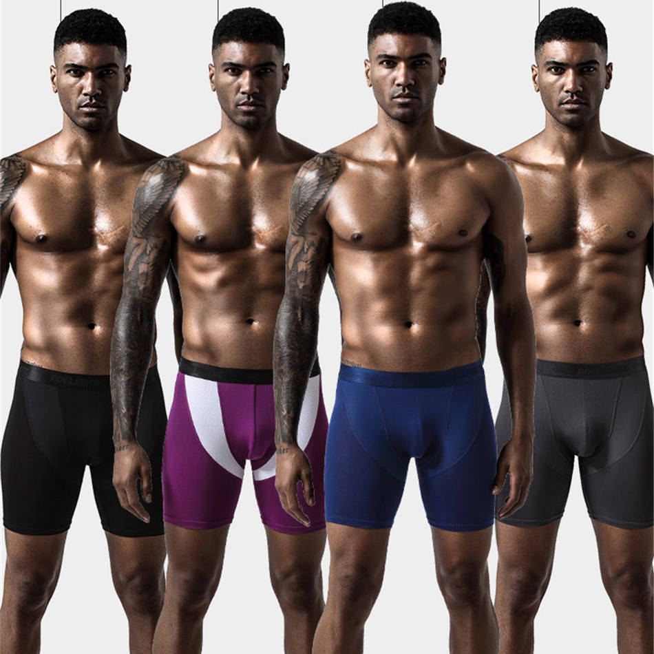 2pcs/Lot underpants leg up lon - Long Leg Trunk Men avis et prix