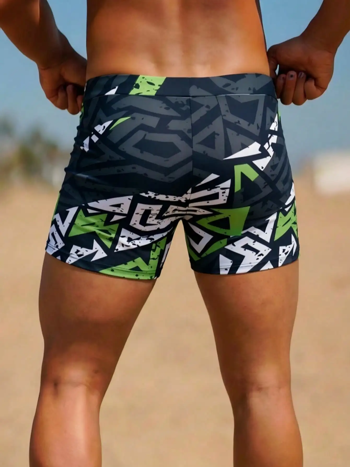 Men's Fashion Printed Pattern  - Bamboo Fiber Trunk avis et prix