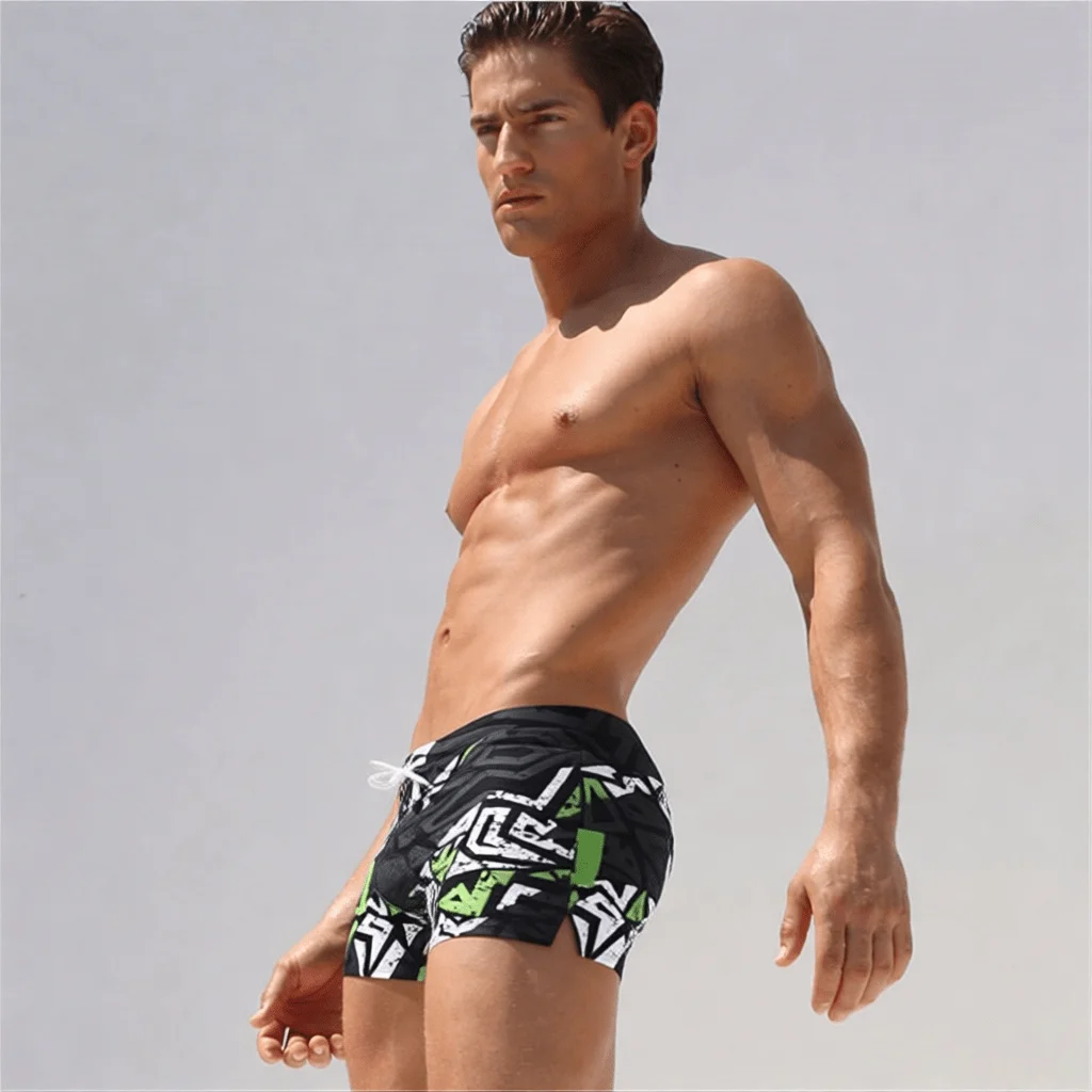 Men's Fashion Printed Pattern  - Bamboo Fiber Trunk avis et prix