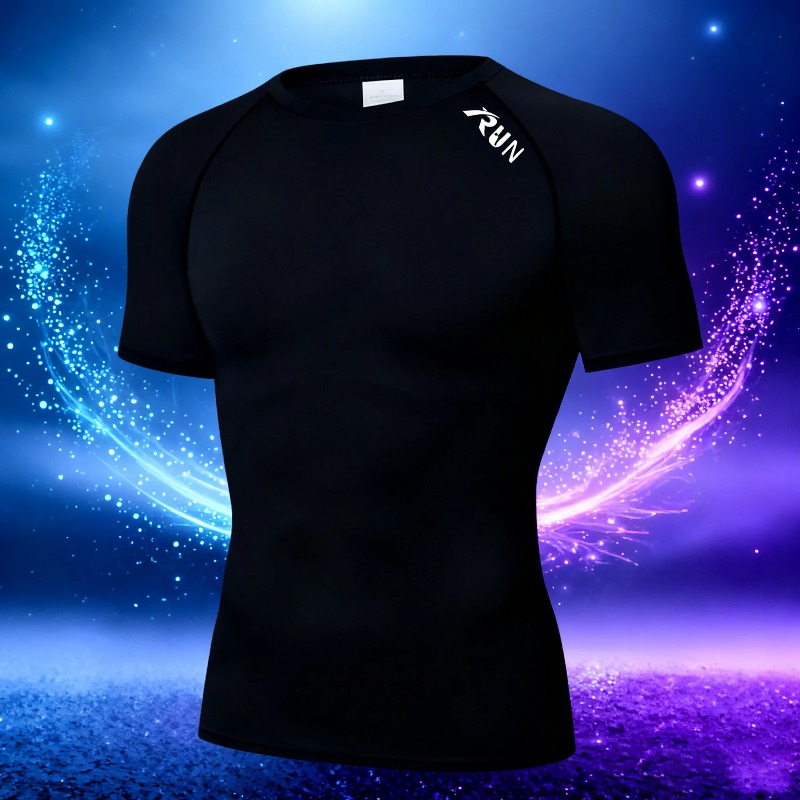 Men Quick Dry Compression Elas - T Shirt Tight Fit avis et prix