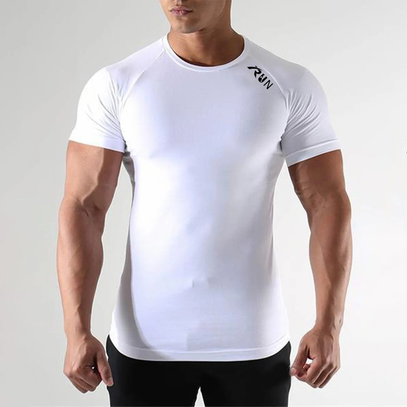 Men Quick Dry Compression Elas - T Shirt Tight Fit avis et prix