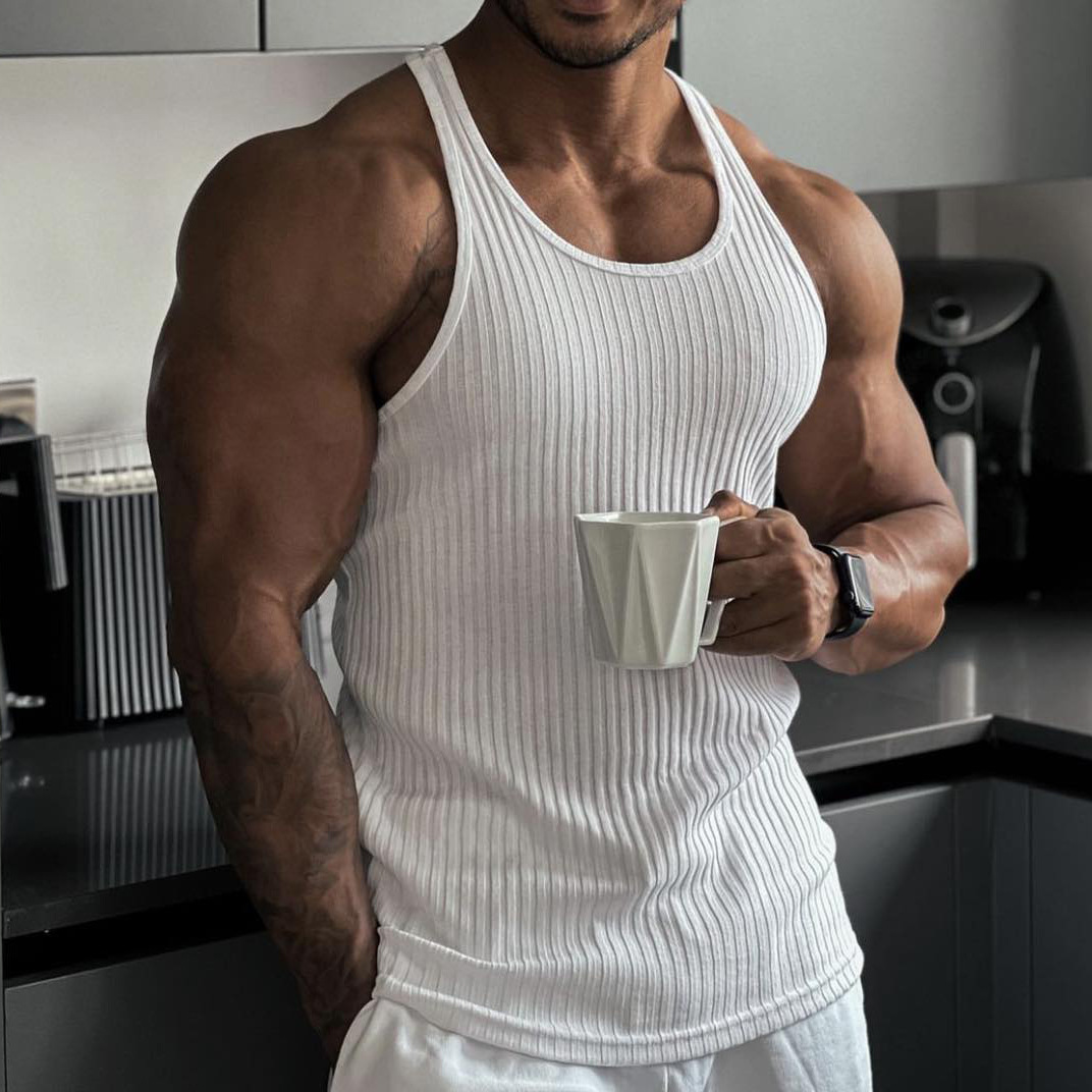 2024 Summer new men V-neck Ves - Undershirt Crew Neck avis et prix