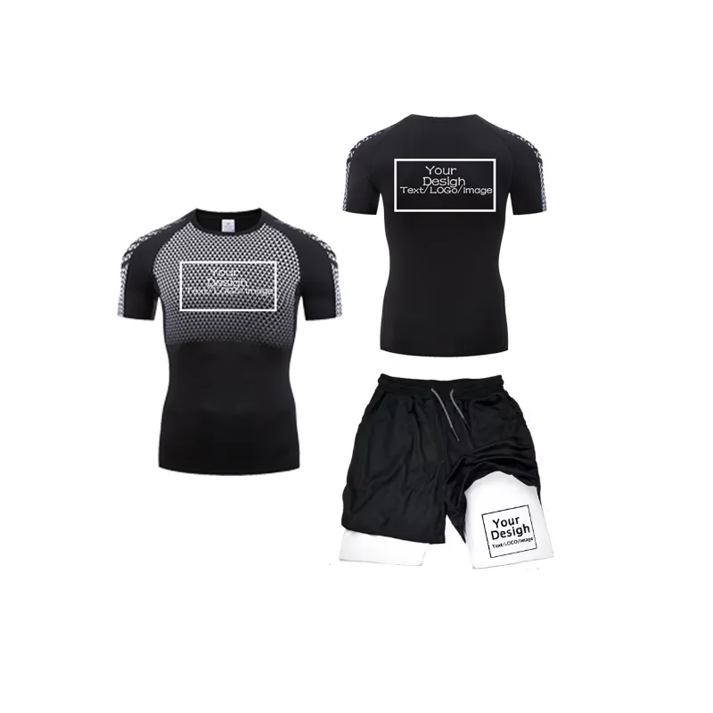 Men's Custom Printed Compressi - Compression Shorts Athletes avis et prix