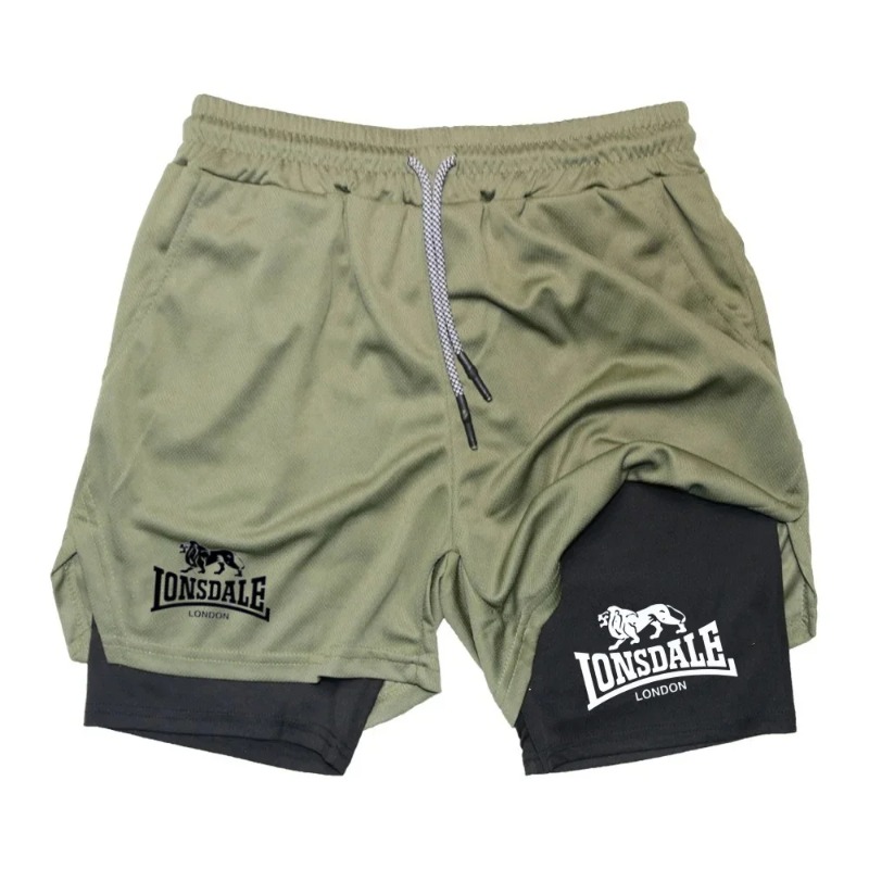 Print 2 in 1 Running Shorts fo - Compression Shorts Athletes avis et prix