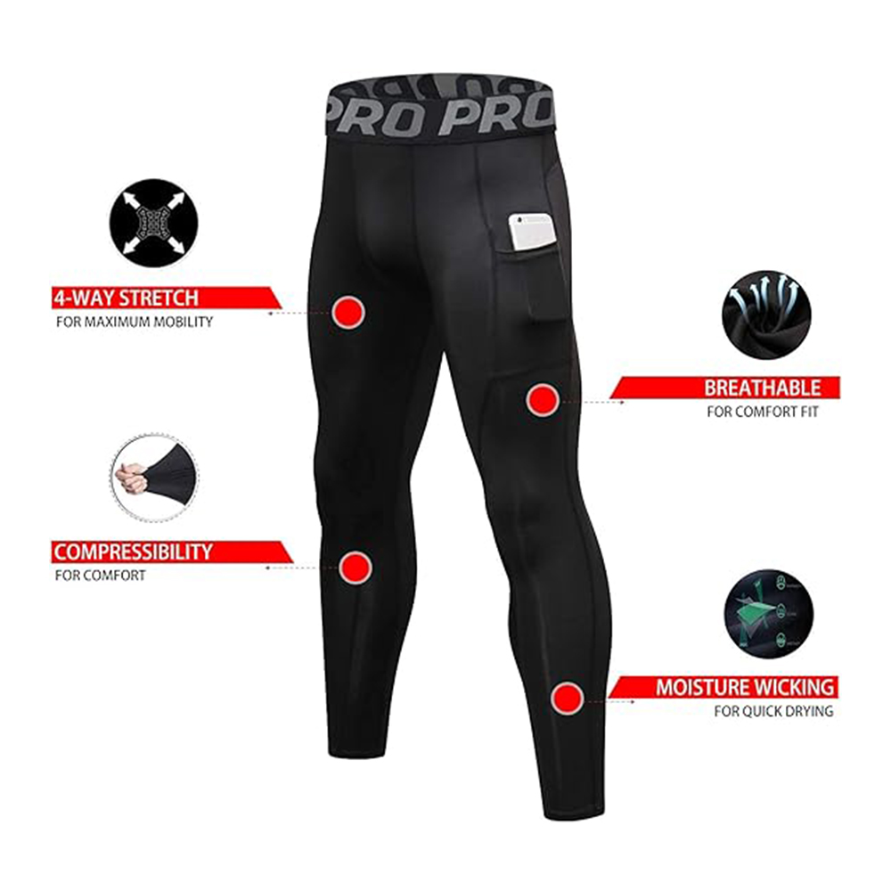 Men's Compression Pants Long J - Compression Long Pant avis et prix