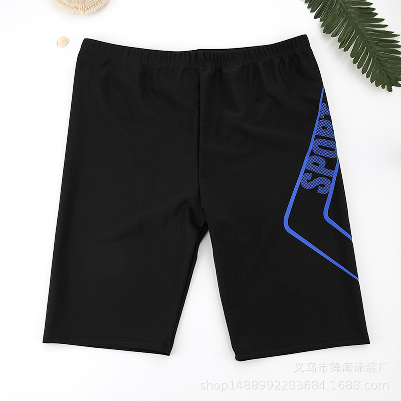 Blue quick-dry swim trunks for - Long Leg Trunk Men avis et prix