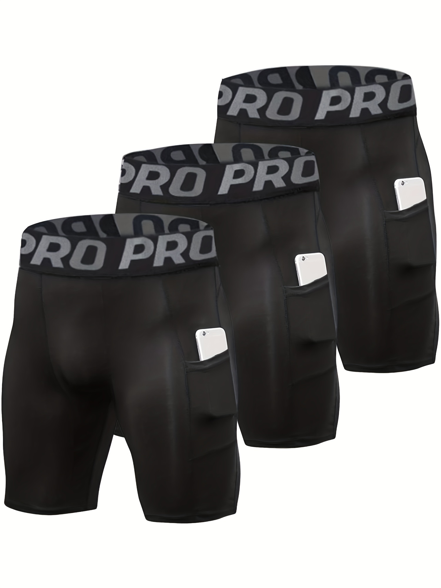 3 Pack Compression Shorts Men  - Compression Shorts Athletes avis et prix