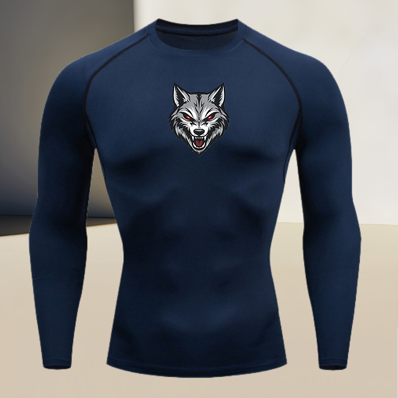 Men's long sleeved round neck  - T Shirt Tight Fit avis et prix