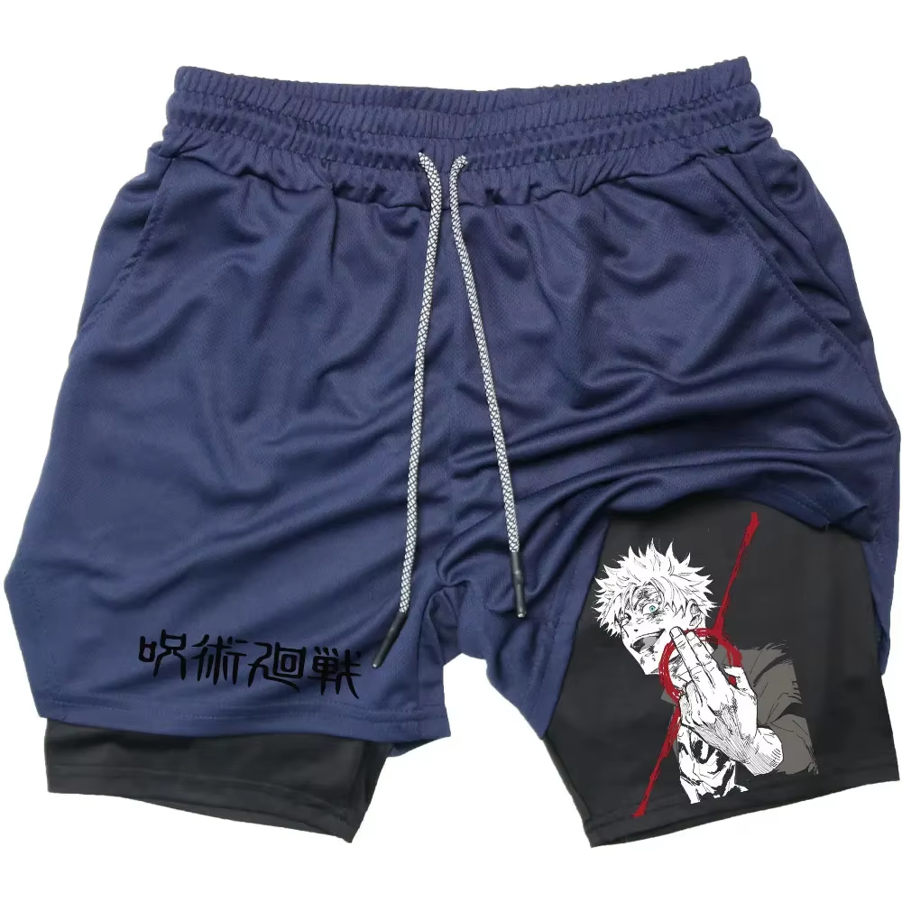 Anime Jujutsu Kaisen Gym Short - Compression Shorts Athletes avis et prix