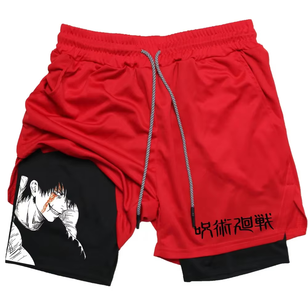 Anime Jujutsu Kaisen Gym Short - Compression Shorts Athletes avis et prix