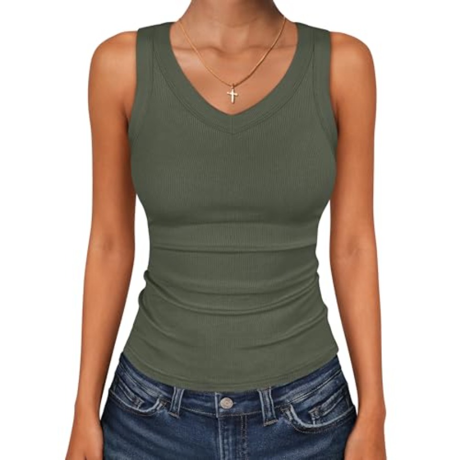 ANRABESS Tank Tops for Women V - Tank Top Ribbed avis et prix