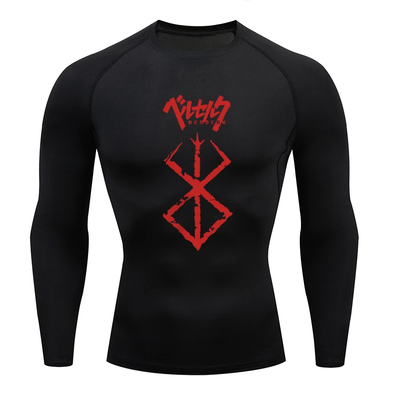 Sportswear for Men Gym Anime B - T Shirt Tight Fit avis et prix