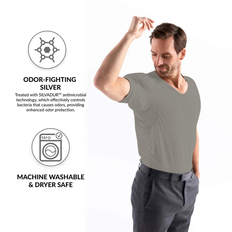 Men Undershirts Anti-transpira - Undershirt Crew Neck avis et prix
