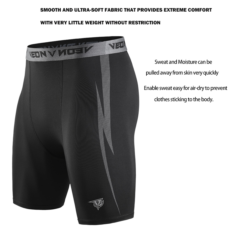 Black Compression Shorts Men S - Compression Shorts Athletes avis et prix