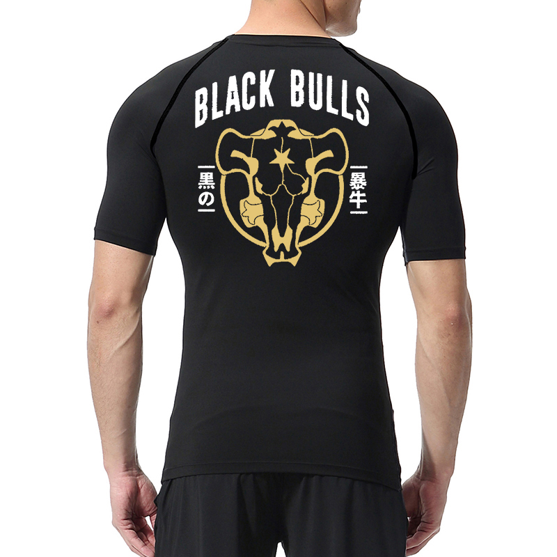 Black Bull Print Compression S - Undershirt Crew Neck avis et prix