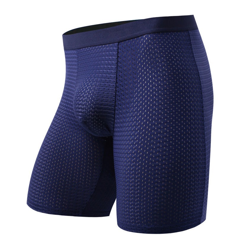 Men's Boxers Shorts Ice Silk M - Long Leg Trunk Men avis et prix