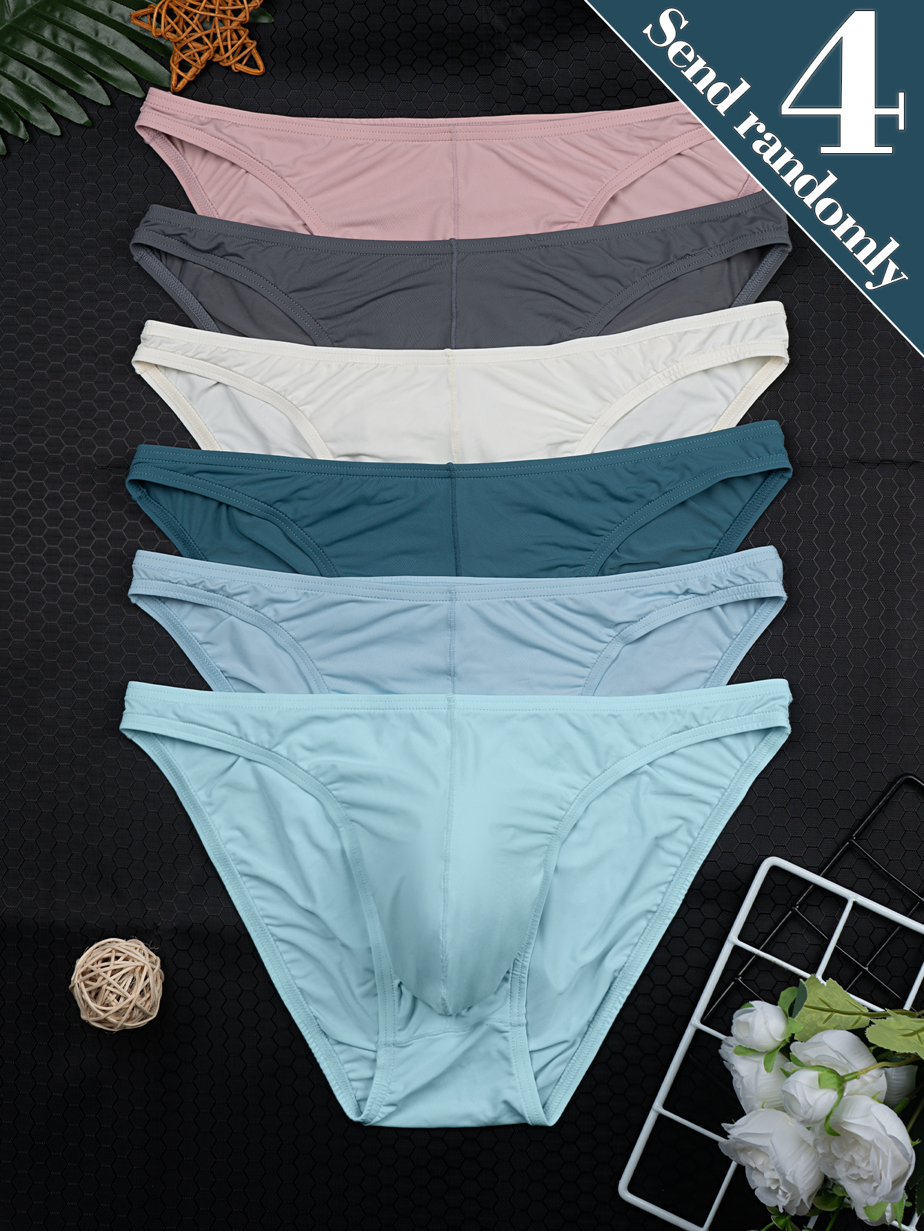 4-Pack Random Color Men's New  - Multi Pack Underwear avis et prix