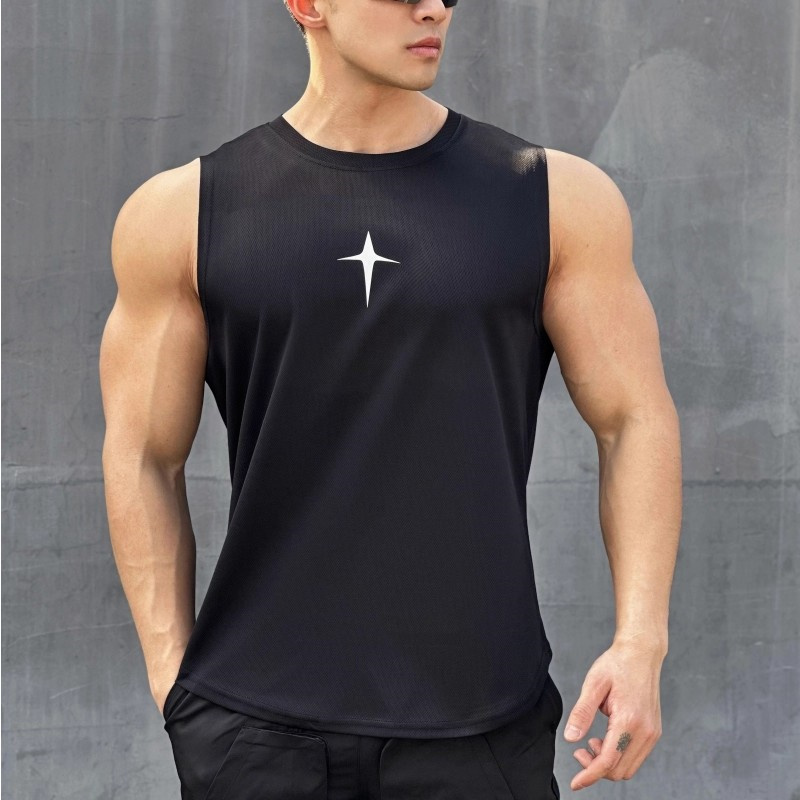 summer Sleeveless vest outdoor - Undershirt Crew Neck avis et prix