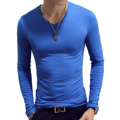 V Neck Mens T Shirts Plain Lon - Undershirt Crew Neck avis et prix