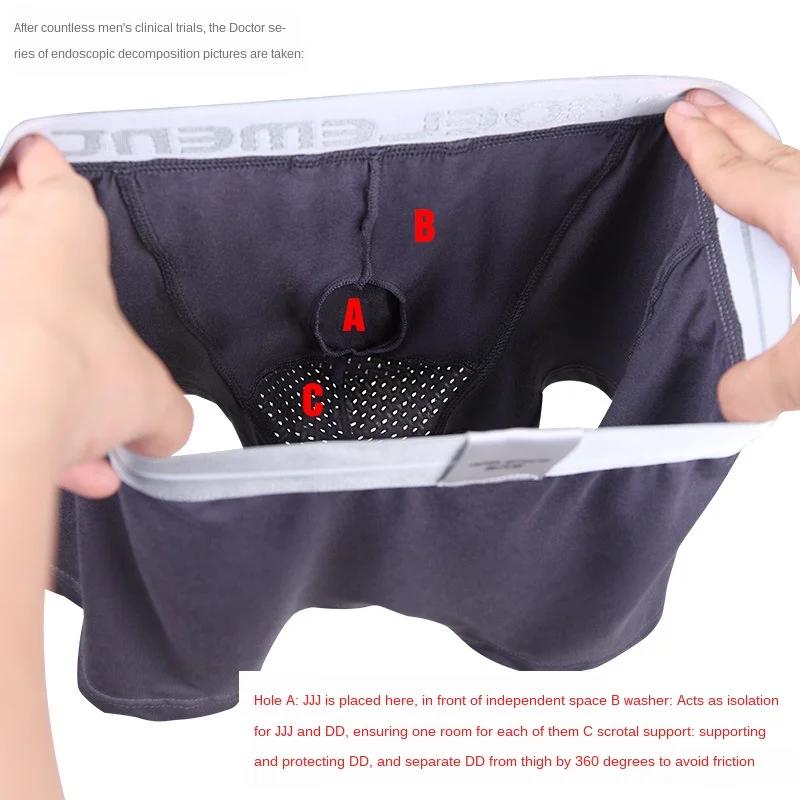 Men Ice Silk Separate Pouch Bo - Pouch Boxer Pouch avis et prix