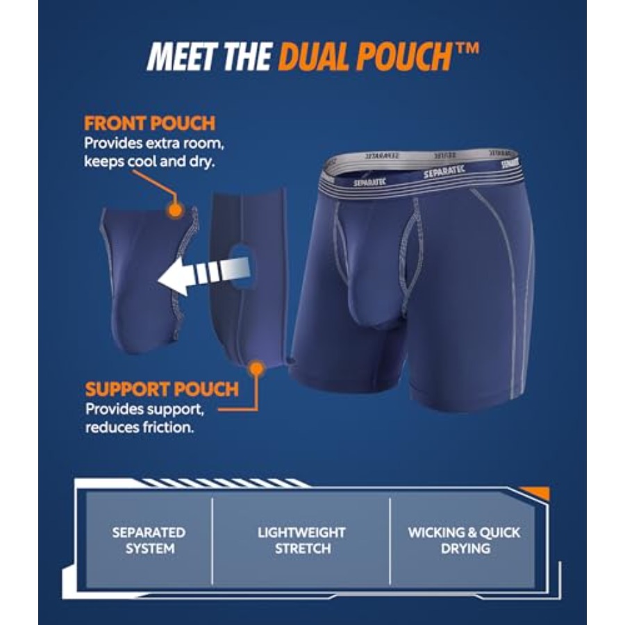 Separatec Mens Underwear with  - Performance Boxer Sport avis et prix