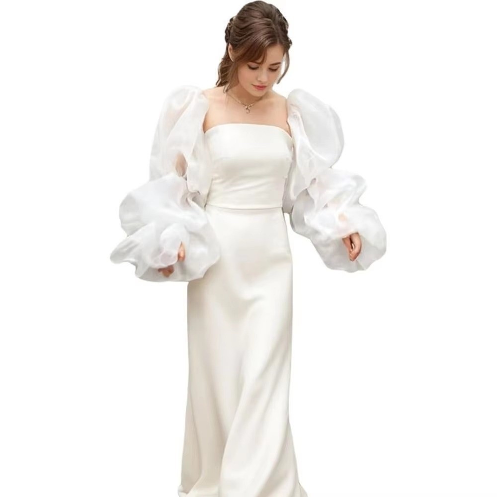 Elegant Puffy Wedding Arm Slee - Thermal Long John avis et prix