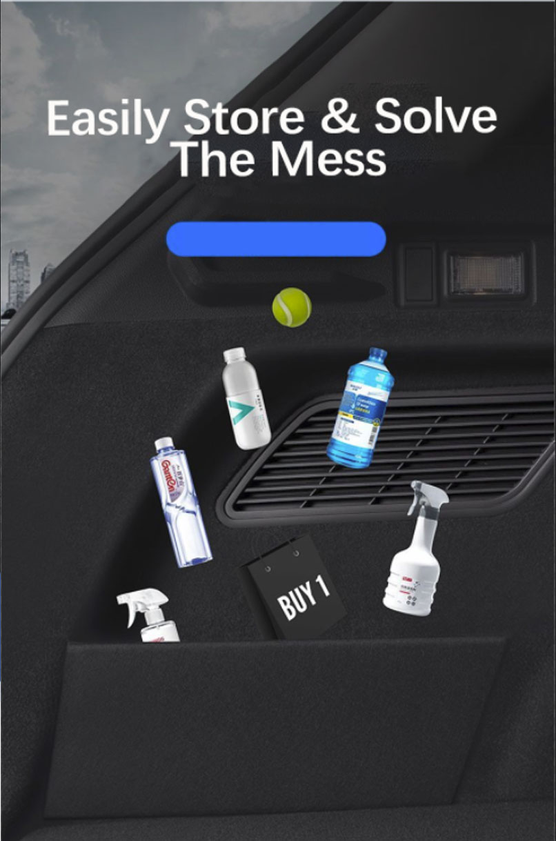 Car Rear Trunk Storage Partiti - Bamboo Fiber Trunk avis et prix