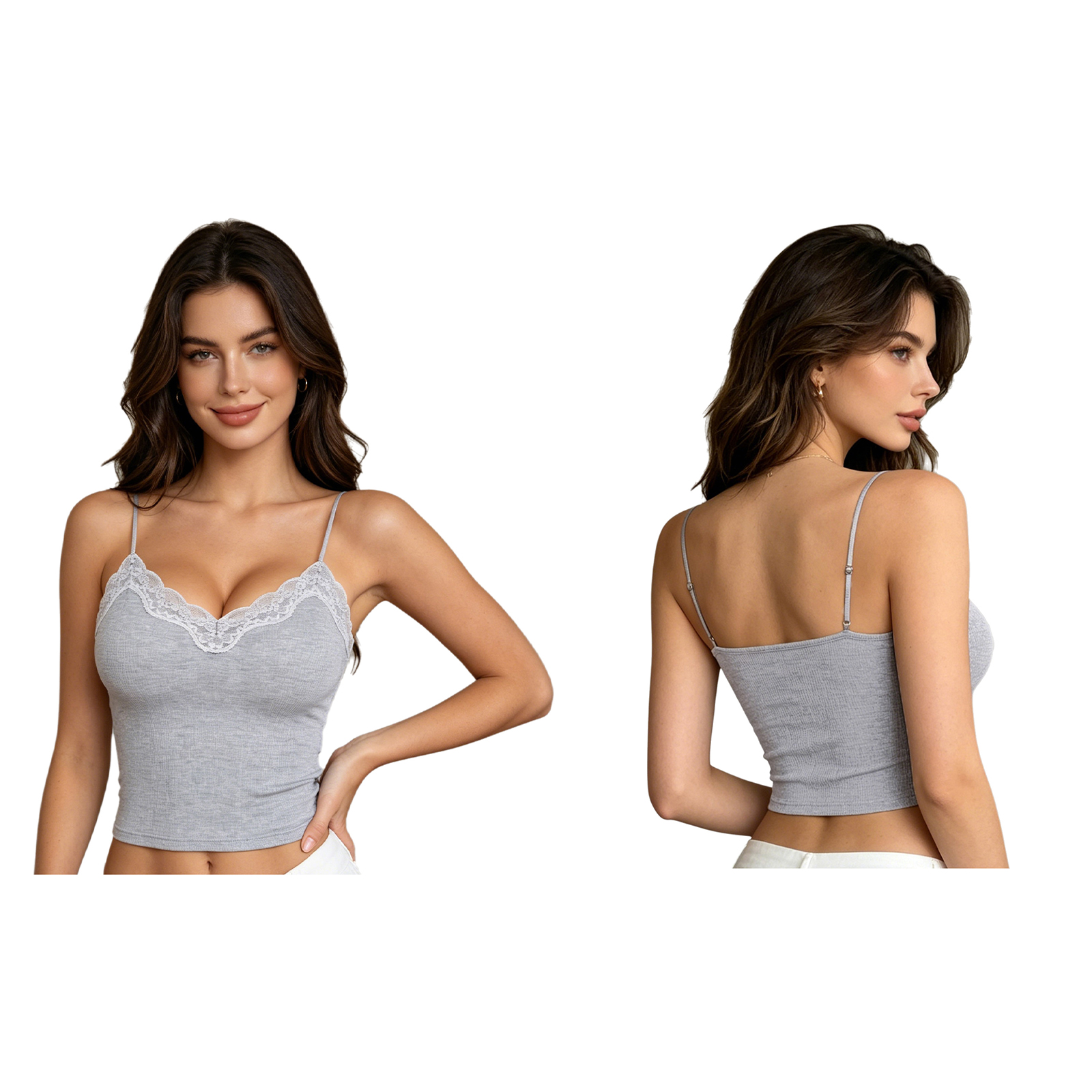 Women's Yoga Camisole with Bui - Tank Top Ribbed avis et prix