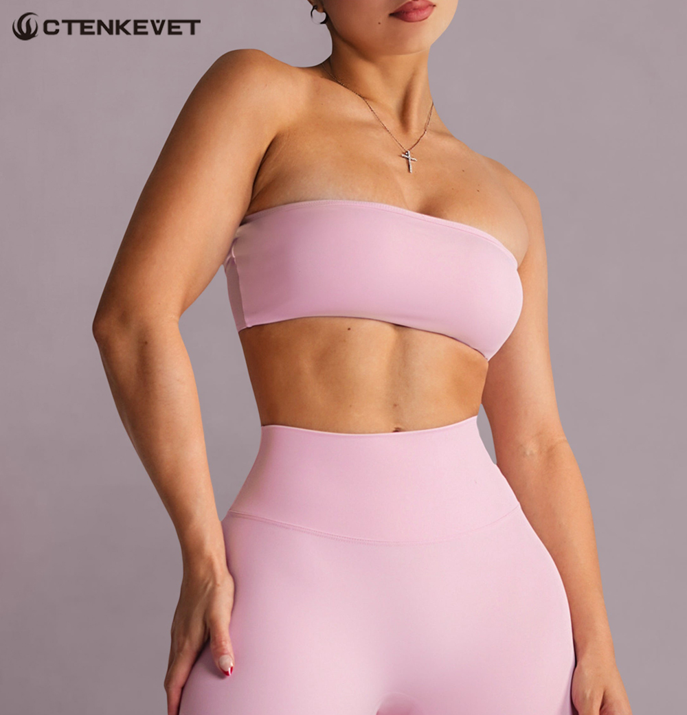 Strapless Sports Bra Gym Crop  - Quick Dry Underwear avis et prix