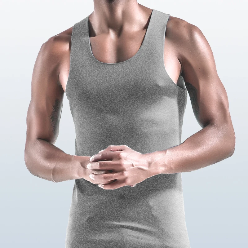 Men's Thin Vest U-Neck Large S - Undershirt Crew Neck avis et prix