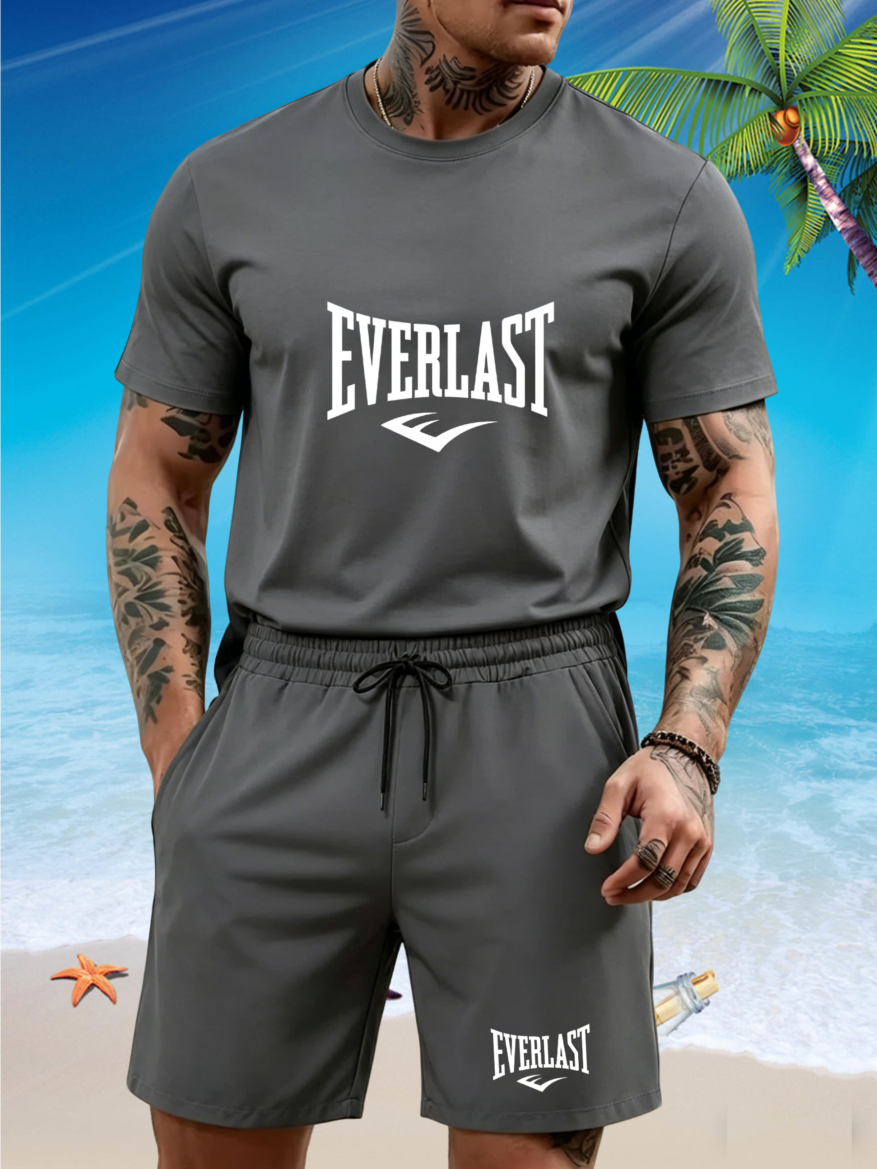 New men's slim fit T-shirt set - T Shirt Tight Fit avis et prix
