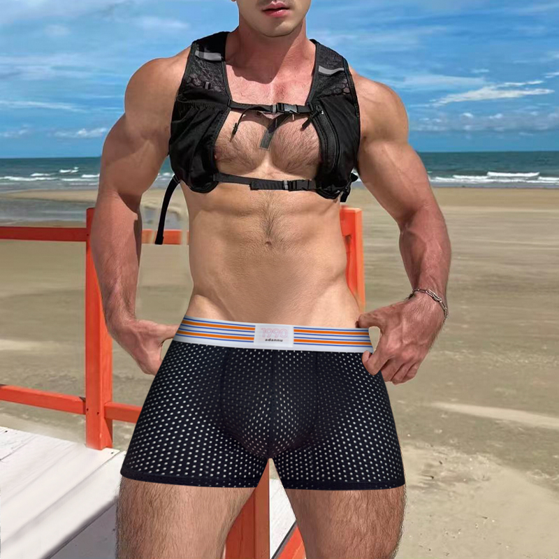 Fashionable Freely Detachable  - Mesh Sport Boxer avis et prix