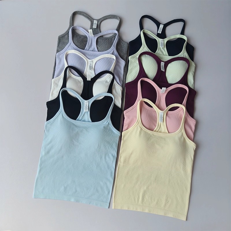 Summer Women's Yoga Camisole S - Tank Top Ribbed avis et prix