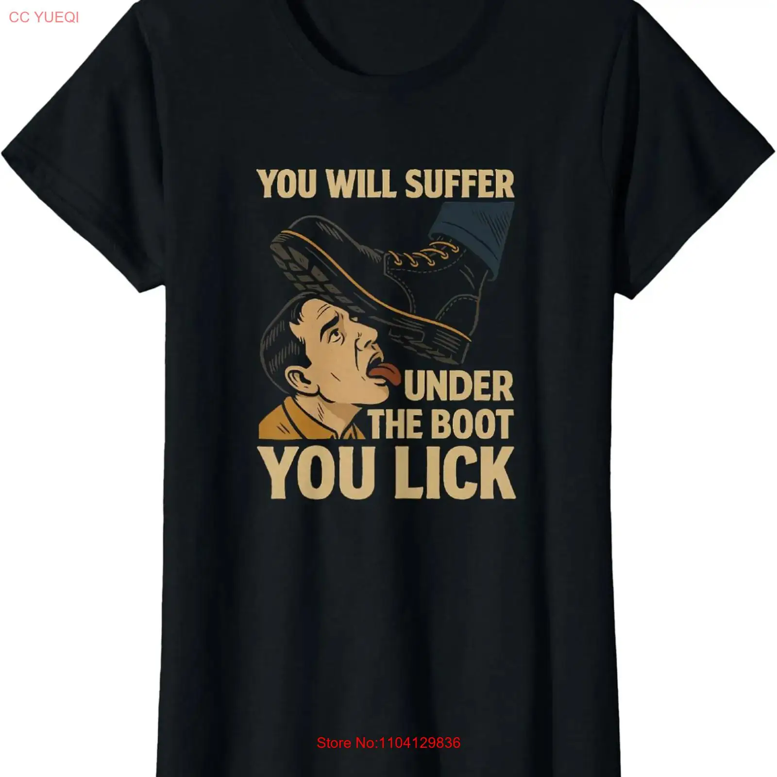 You Will Suffer Under The Boot - Undershirt Crew Neck avis et prix