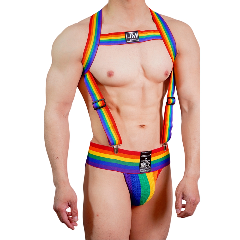JOCKMAIL Rainbow Body Harness  - Jockstrap Athletic avis et prix