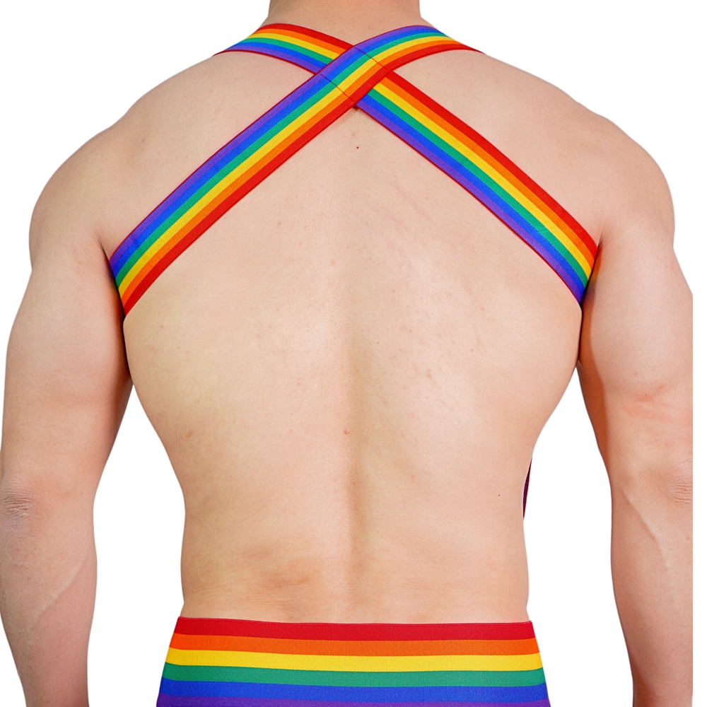 JOCKMAIL Rainbow Body Harness  - Jockstrap Athletic avis et prix