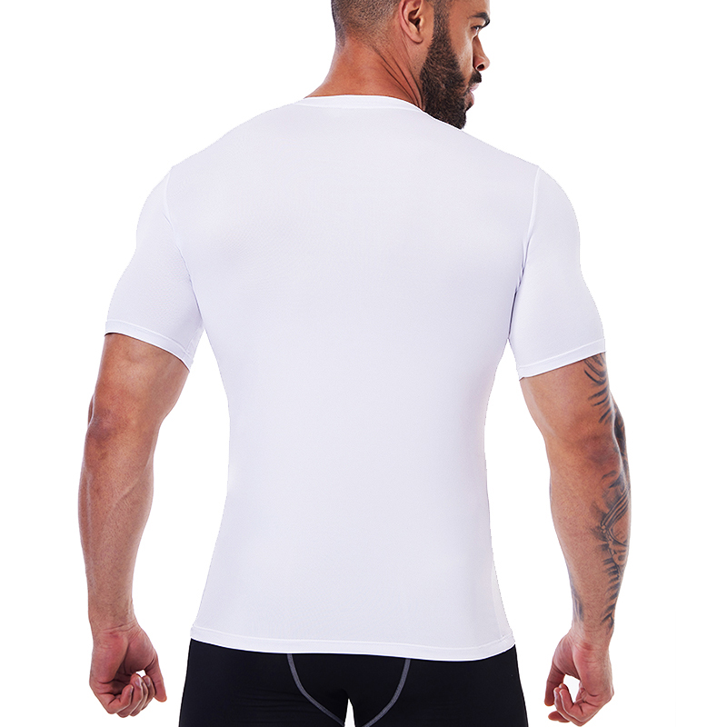 Men V Neck Compression Shirts  - Undershirt Crew Neck avis et prix