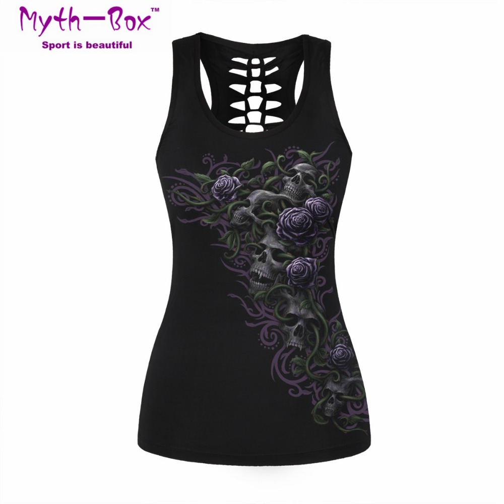 Women Sport Vest Bad Cat Print - Sleeveless Undershirt avis et prix