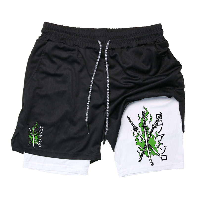 Print 2 in 1 Running Shorts fo - Compression Shorts Athletes avis et prix