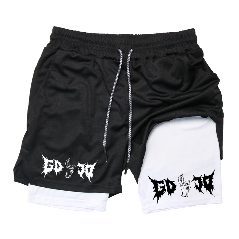 Print 2 in 1 Running Shorts fo - Compression Shorts Athletes avis et prix