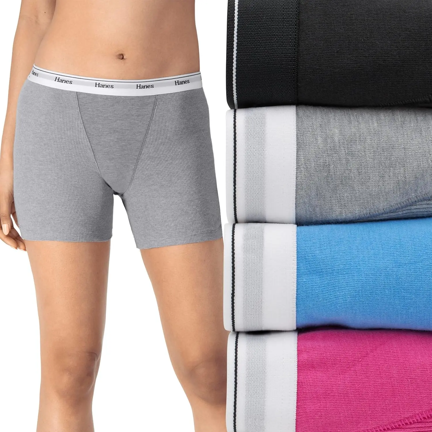 Originals Women’s Mid-Thigh Bo - Boxer Brief Pack Cotton avis et prix