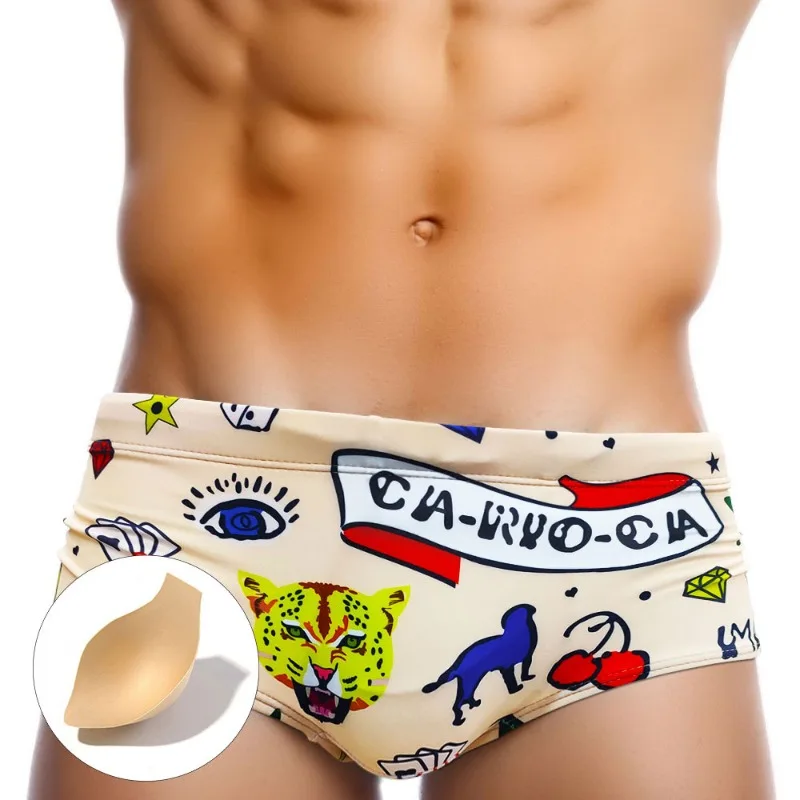 Sexy Men's Swimsuit Push-Up Sw - Trunk Breathable Men avis et prix