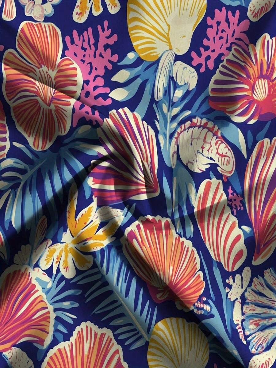 Mens Blue Tropical Ocean Flowe - Trunk Breathable Men avis et prix