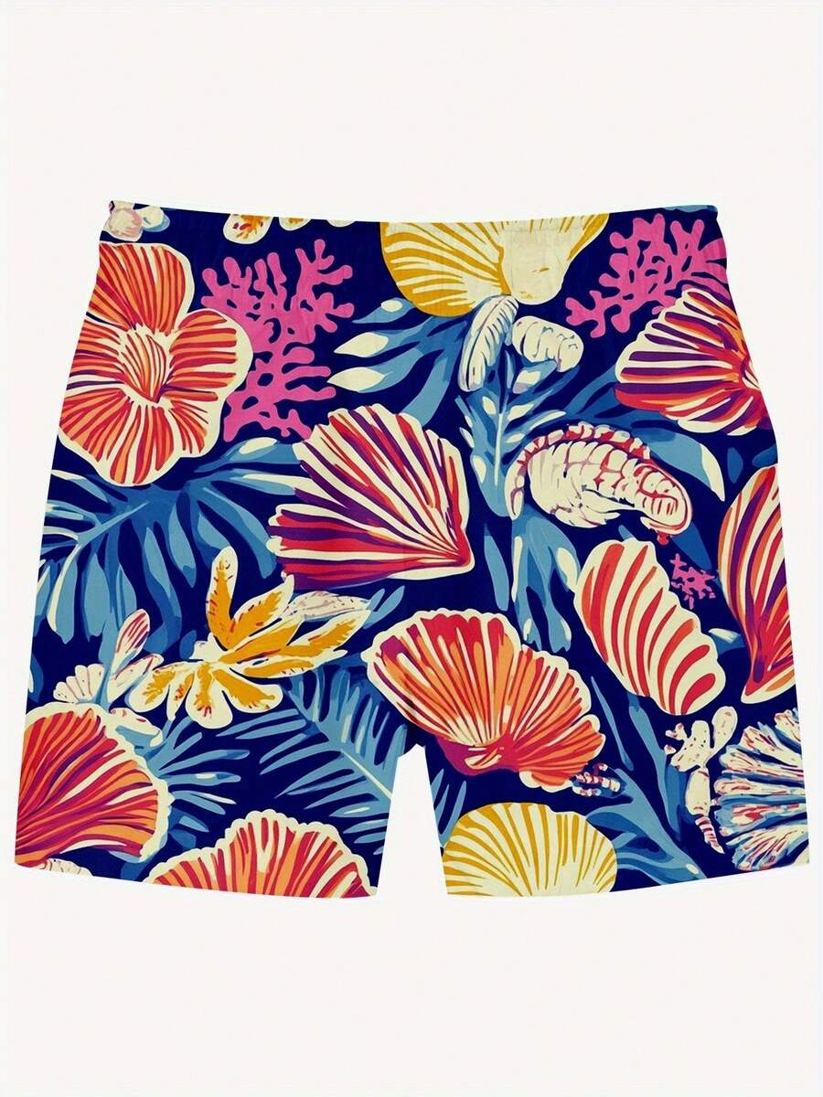 Mens Blue Tropical Ocean Flowe - Trunk Breathable Men avis et prix