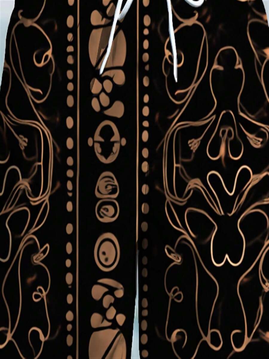Mens Abstract Geometric Print  - Trunk Breathable Men avis et prix