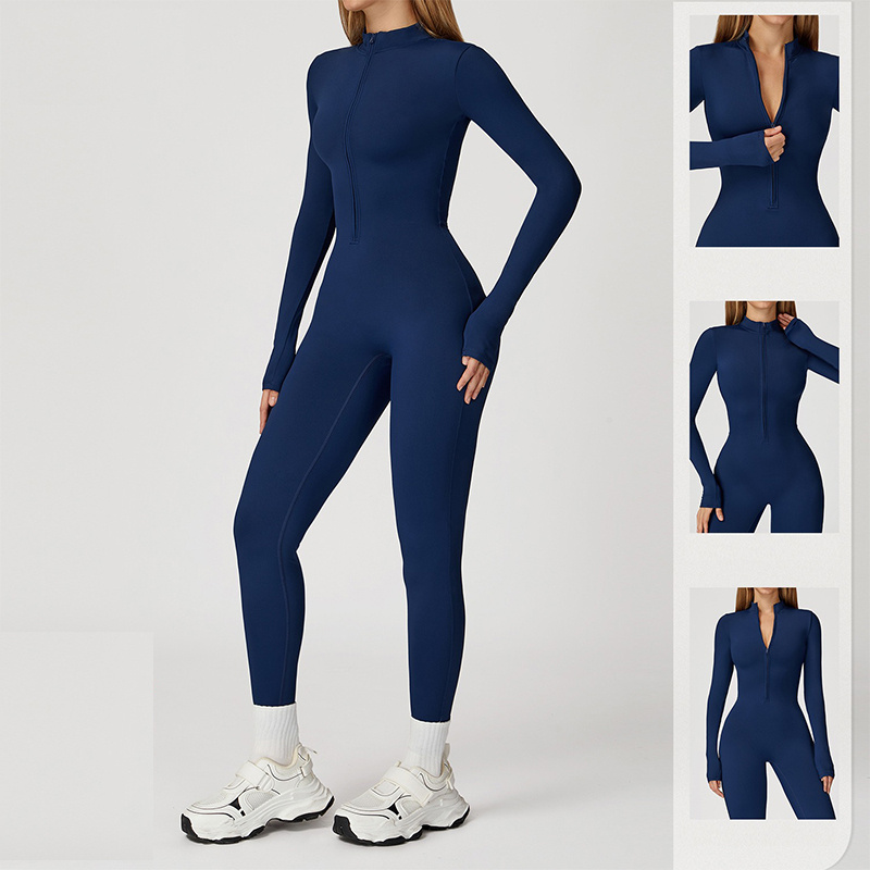 Aiithuug Workout Jumpsuit Zip  - Compression Long Pant avis et prix