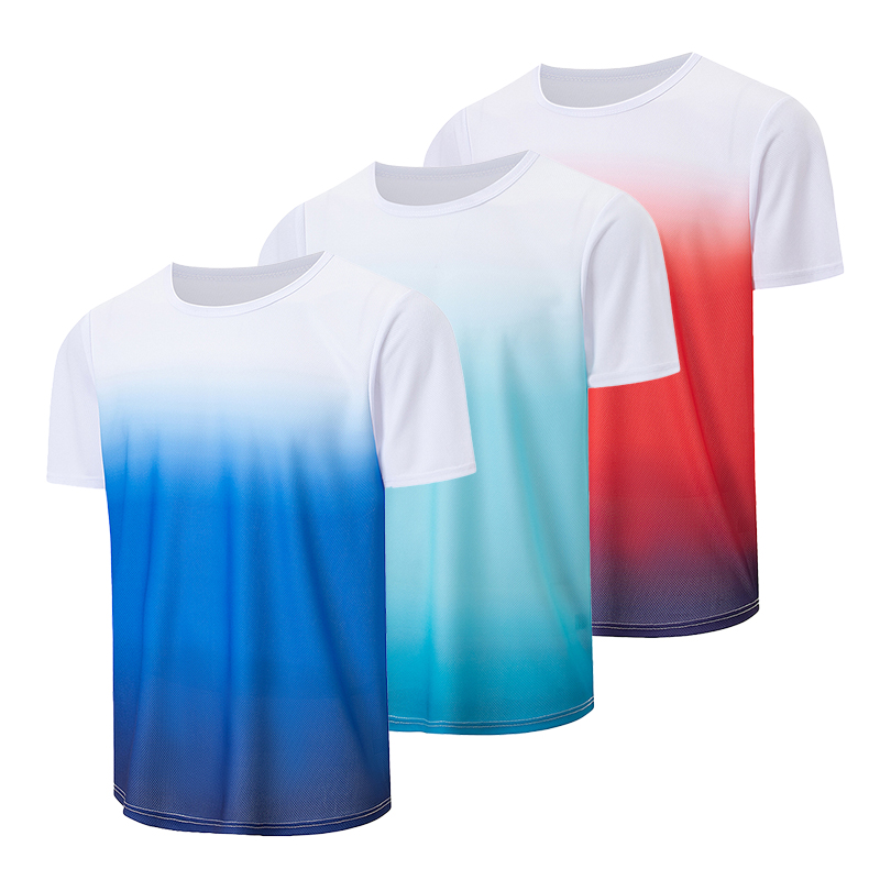 1/3 piece men's summer gradien - Undershirt Crew Neck avis et prix